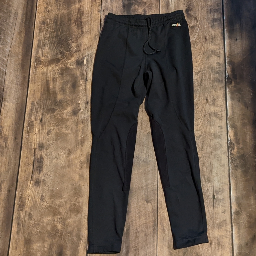 NWOT Kerrits Black Riding Pants Breeches, size Large